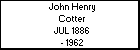 John Henry Cotter