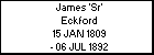 James 'Sr' Eckford