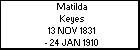 Matilda Keyes