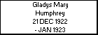 Gladys Mary Humphrey