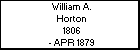 William A. Horton