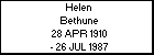 Helen Bethune