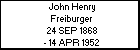 John Henry Freiburger