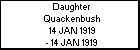 Daughter Quackenbush