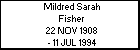 Mildred Sarah Fisher