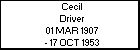 Cecil Driver
