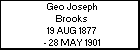 Geo Joseph Brooks