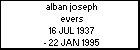 alban joseph evers