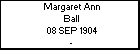 Margaret Ann Ball