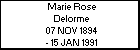 Marie Rose Delorme