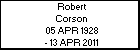 Robert Corson