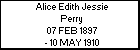 Alice Edith Jessie Perry