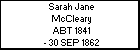 Sarah Jane McCleary