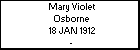 Mary Violet Osborne