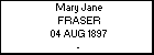 Mary Jane FRASER