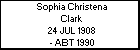 Sophia Christena Clark