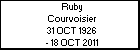 Ruby Courvoisier