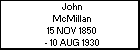 John McMillan
