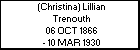 (Christina) Lillian Trenouth