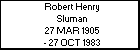 Robert Henry Sluman
