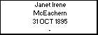 Janet Irene McEachern