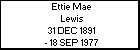 Ettie Mae Lewis