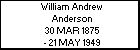 William Andrew Anderson