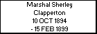 Marshal Sherley Clapperton