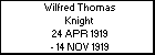 Wilfred Thomas Knight