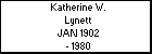 Katherine W. Lynett