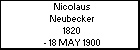 Nicolaus Neubecker
