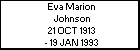 Eva Marion Johnson