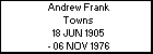 Andrew Frank Towns