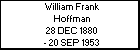 William Frank Hoffman
