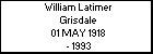 William Latimer Grisdale