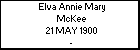 Elva Annie Mary McKee