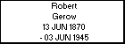 Robert Gerow
