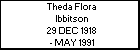 Theda Flora Ibbitson