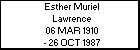 Esther Muriel Lawrence
