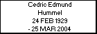 Cedric Edmund Hummel