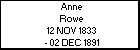 Anne Rowe