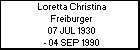 Loretta Christina Freiburger