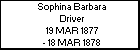 Sophina Barbara Driver