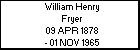 William Henry Fryer