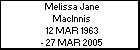Melissa Jane MacInnis
