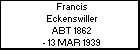 Francis Eckenswiller