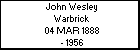 John Wesley Warbrick