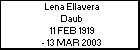 Lena Ellavera Daub