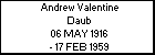 Andrew Valentine Daub