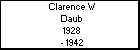 Clarence W Daub